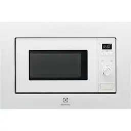 Мікрохвильова піч Electrolux вбудована 17л електронне керування 700Вт дисплей білий