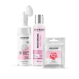 Набір для догляду за обличчям Joko Blend Love Routine: пінка для вмивання 150 мл + тонік для обличчя 150 мл + маска гідрогелева 20 г - мініатюра 2