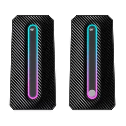 Стерео колонки ігрові HAVIT HV-SK216 USB RGB Black HAVIT (28645-000) - мініатюра 3