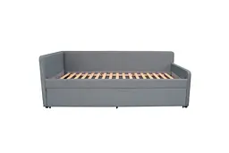 Ліжко угловая Leo 90 Grey L