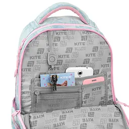 Рюкзак для старшої школи Kite Education teens 2587M Classy&Sassy Блакитний (K26-2587M-3) - мініатюра 14