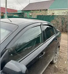 Дефлектори вікон вітровики Chevrolet Aveo Т250 седан 2006-2011 Anv Air - мініатюра 4