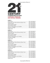 21st Century Communication 1. Listening, Speaking and Critical Thinking. Student Book. TED Talks - мініатюра 2