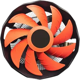 Повітряне охолодження Gembird CPU-HURACAN-X30 Black Orange (CPU-HURACAN-X30) - мініатюра 2
