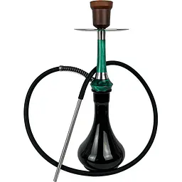 Кальян Totem Hookah Monolit Optima Emerald Green Drop Black - мініатюра 2