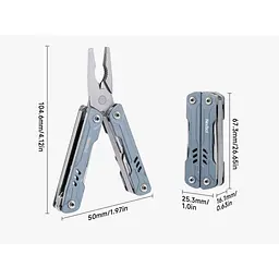 Мультитул NexTool Mini Sailor Pliers S11 блакитний - мініатюра 6