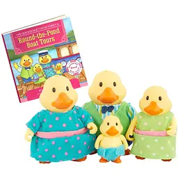 Набір фігурок Li'l Woodzeez Сім'я Качок 4од книжка EN det0018343