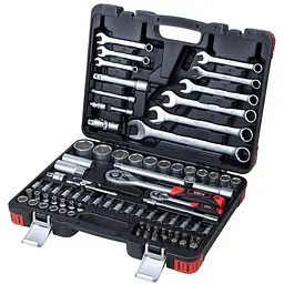 Набір насадок торцевих і біт Ultra 1/4", 1/2" 82 шт CrV (6001142)