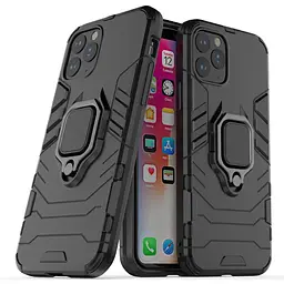 Чохол бампер Primolux Ring Armor для Apple iPhone 11 Pro Max Black - мініатюра 4