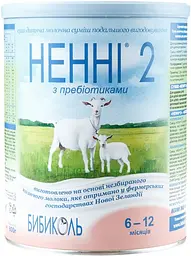 Суха молочна суміш Ненні 2, з пребіотиками, 800 г