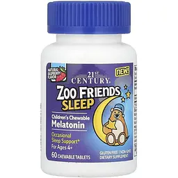 Дієтична добавка Zoo Friends Sleep 60 жувальних таблеток
