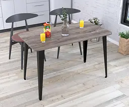 Обідній стіл Лінда 120-65 Закруглені кути Loft Design (Дуб Палена)