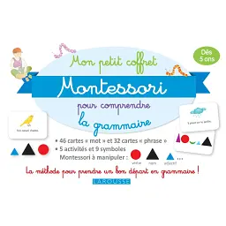 Mon petit coffret Montessori pour comprendre la grammaire -