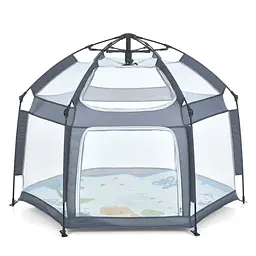Дитячий манеж MR 1512 Silver Mist 146×127×110 см