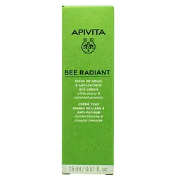 Крем для шкіри навколо очей Apivita Bee Radiant для захисту від ознак старіння та слідів втоми 15 мл - мініатюра 3