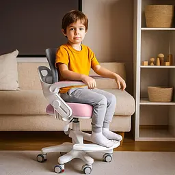 Дитяче крісло Mealux Neo Air Pink Grey (Y-308 KPG) - мініатюра 4
