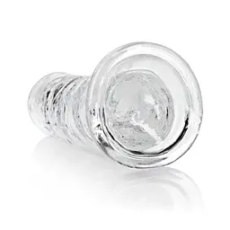 Фалоімітатор - Realrock Dildo 8" Transparent - мініатюра 5