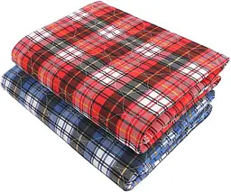 Багаторазова пелюшка для собак Derby Washable Reusable Pet Pee Pad Blue Plaid 60х90 см - мініатюра 6