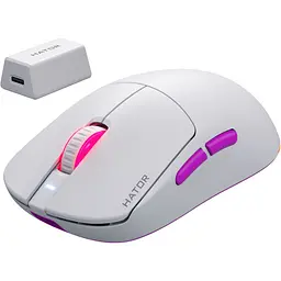 Миша Hator Quasar 3 Ultra 8K Wireless White/Violet (HTM771) [127985] - мініатюра 2