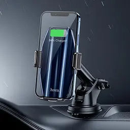 Тримач і БЗП індукційний Hoco Energia smart wireless charging S45 15W - мініатюра 4