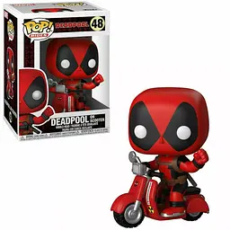 Фігурка Funko Pop Marvel Zombies Deadpool on scooter Зомбі Дедпул на скутері 10 см (FP D D 48) - мініатюра 2