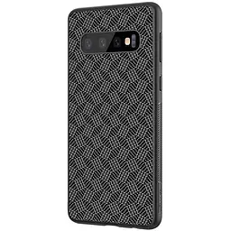 Чохол-книжка Nillkin Synthetic Fiber Case Samsung Galaxy S10+ Black - мініатюра 6