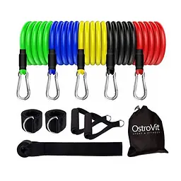 Набір еспандерів для фітнесу OstroVit Resistance Bands Set Expander 5 шт. - мініатюра 2
