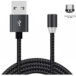 Дата кабель USB 2.0 AM to Type-C 1.2m Magneto black XoKo (SC-355a MGNT-BK)