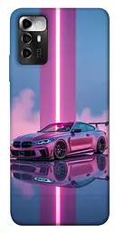TPU чохол Demsky Pink neon car для ZTE Blade V40 Vita