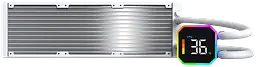 Водяне охолодження Montech HyperFlow Digital 360 ARGB White - мініатюра 3