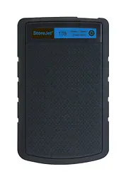 Зовнішній жорсткий диск Transcend StoreJet 25H3B 1 TB (TS1TSJ25H3B) [68583] - мініатюра 2