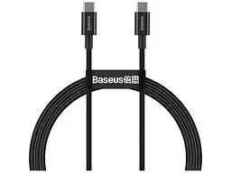 Кабель BASEUS Superior Series Fast Charging Type-C to Type-C PD 1m Black (CATYS-B01)