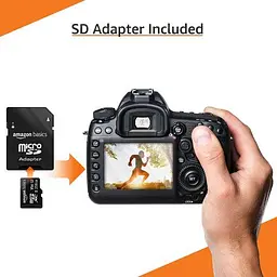 Карта пам'яті Amazon Basics 256GB MicroSDXC Memory Card + Adapter (LSMICRO256GU3) - мініатюра 6