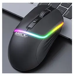 Игровая мышь беспроводная iMICE G-902, 6 кнопок, аккумулятор, 4000 DPI, 2.4Ghz, Bluetooth 5.1 - мініатюра 5