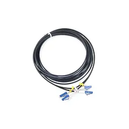 Оптичний патчкорд LC/UPC-LC/UPC, Multimode (50/125, OM3), LSZH, Duplex, black, 5m Eserver (ES-LC-LC/UPC-5-MM-D) - мініатюра 2