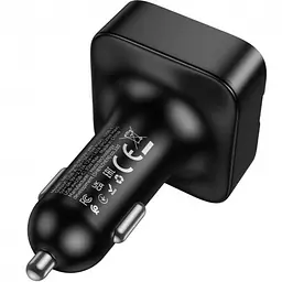FM трансмітер автомобільний Hoco E87 Delta Bluetooth 5.4, 35W, USB C 20W PD QC AFC, USB A 5V 3A, USB A 5V 0.5A - мініатюра 3