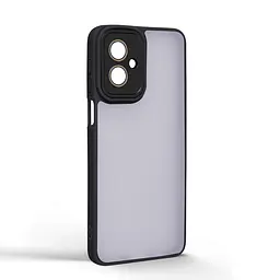 Защитный чехол для Motorola G55 5G, черный, ShadeX, противоударный, матовый, панель PC+TPU, защита всего корпуса, амортизация ударов при падении, ArmorStandart (ARM83386) - мініатюра 2