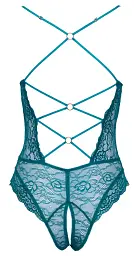 Боді Cottelli Collection Lingerie Ouvert XL бірюзовий - мініатюра 7