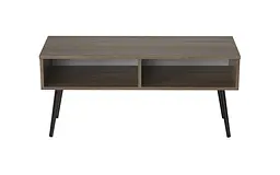 Тумба під ТВ Невада Ferrum-decor 45x100x38 Чорний метал ДСП Дуб Сонома Трюфель 16 мм (FRD-106723) - мініатюра 5