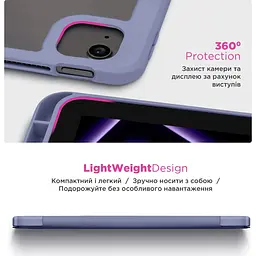 Чохол-книжка ArmorStandart Y-Type PEN для Apple iPad 10th Gen 10.9` (2022)/iPad 11 (2025) Purple (ARM77503) [133725] - мініатюра 8