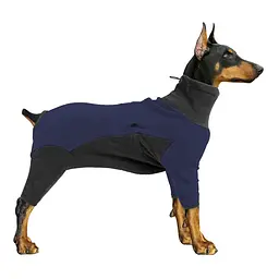 Флісовий комбінезон для собак Wan Talk Dog Clothes Cold Proof, Bluish Grey, S - мініатюра 2