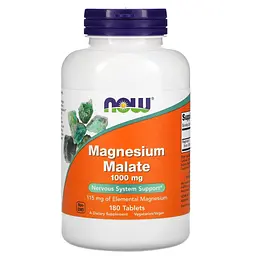 NOW Магній Малат, Magnesium Malate - 180 таб