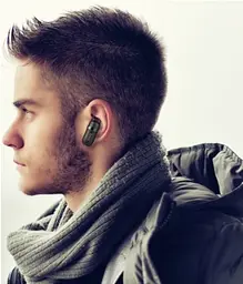 Бездротова Bluetooth-гарнітура Hoco E40 Black - мініатюра 7