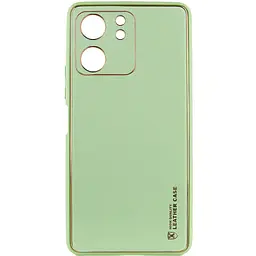 Шкіряний чохол Xshield для Xiaomi Redmi 13C / Poco C65 Зелений / Pistachio