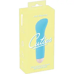 Міні вібратор Cuties Orion 12.9 см блакитний