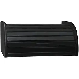 Хлібниця дерев'яна Mazhura 40.5x30.5x20.5 см чорна (mz505801)