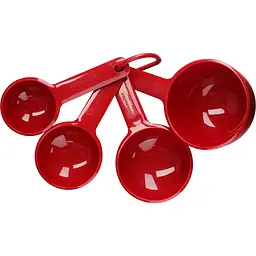 Набір мірних ложок KitchenAid Universal червоний 4 шт. (KQG058OHERE) - мініатюра 2