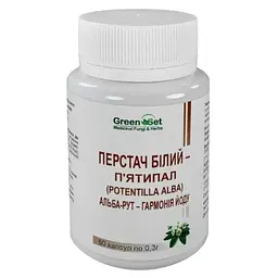 Перстач Білий - П'ятипал  Гармонія Йоду GreenSet 60 капсул - мініатюра 2