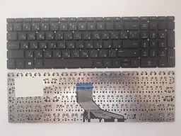 Клавіатура для ноутбуків HP Pavilion SleekBook 15-DA; 250 G7, чорна без рамки RU/US High