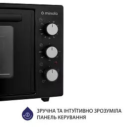 Електрична піч Minola FOEV 3714 BL - мініатюра 3